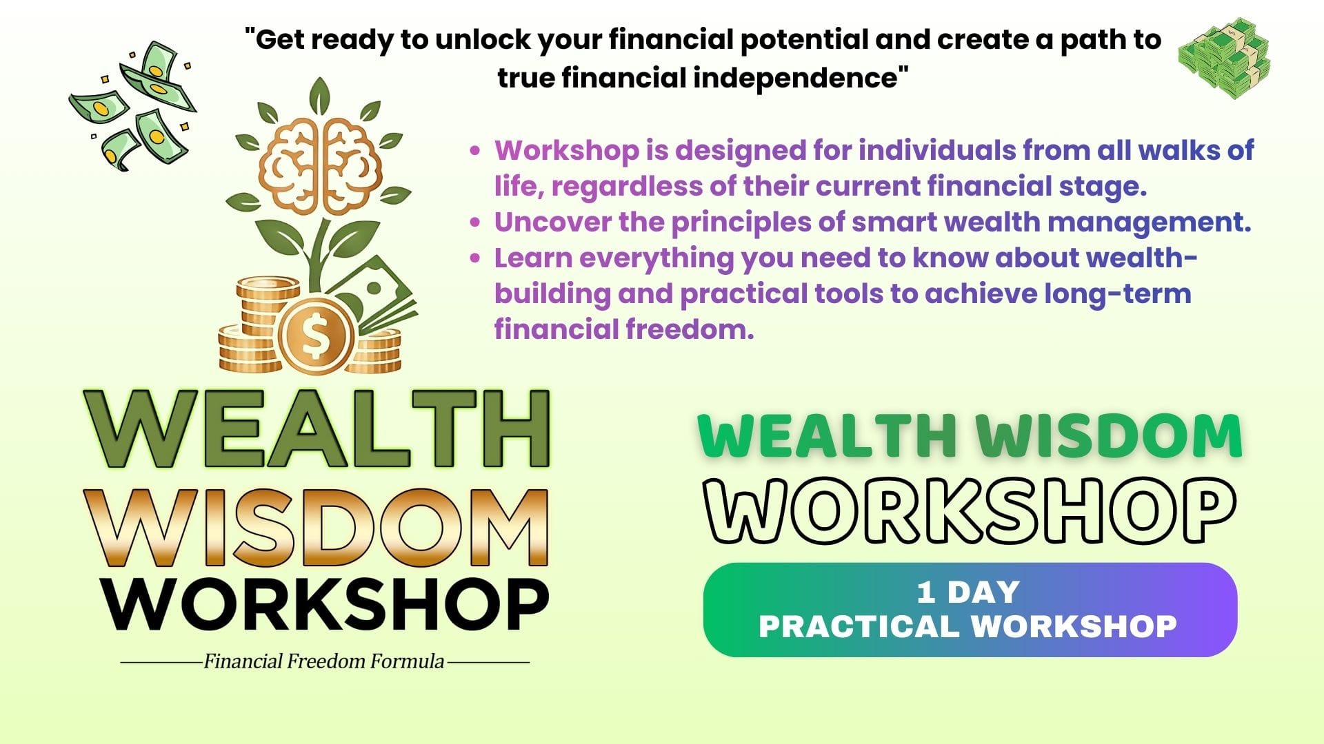 Wealth Wisdom Workshop (Unlock the Blueprint for Financial Success and Abundance)